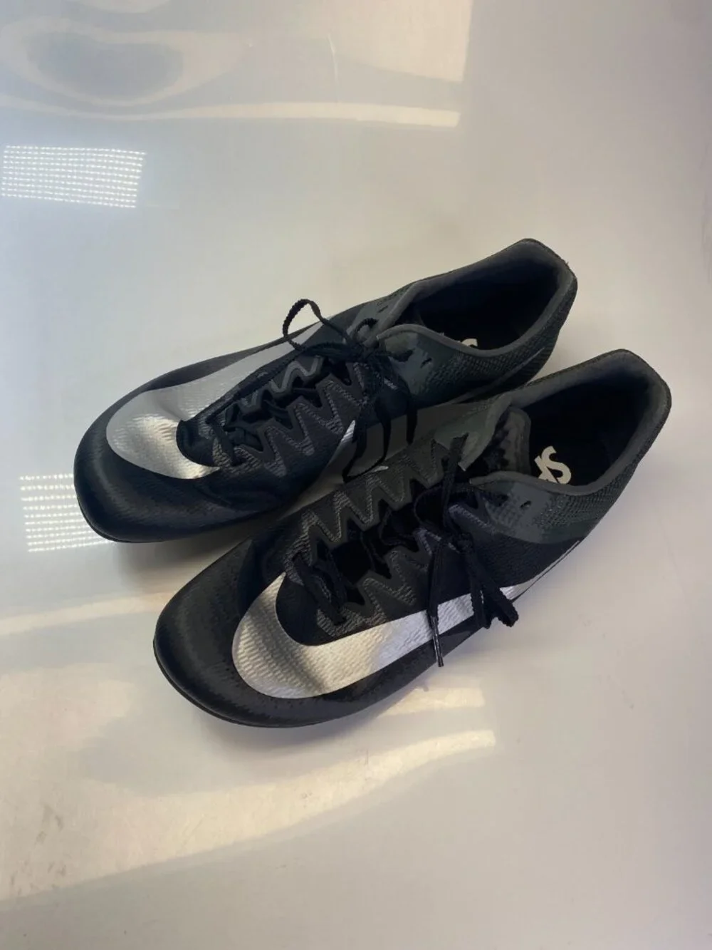 Nike Men's Zoom Rival DC8753-001 Black Track Cleats Sz 11.5